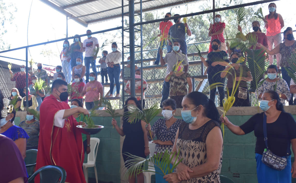 Bendición de las palmas en Domingo de Ramos